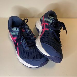 Asics Women's Blue Top Lace Up Running Shoe